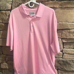 PGA Tour Light Pink Polo Shirt